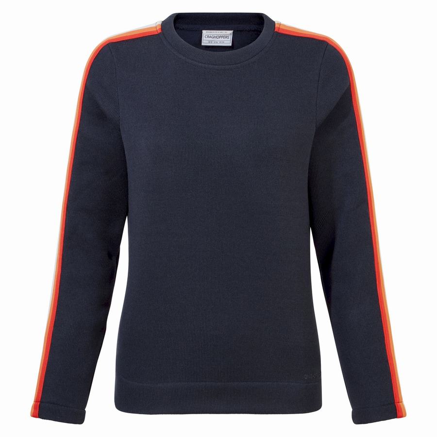 Craghoppers Pinalla Crew Neck Naisten Puserot Sininen Laivastonsininen | NCS8471DQ