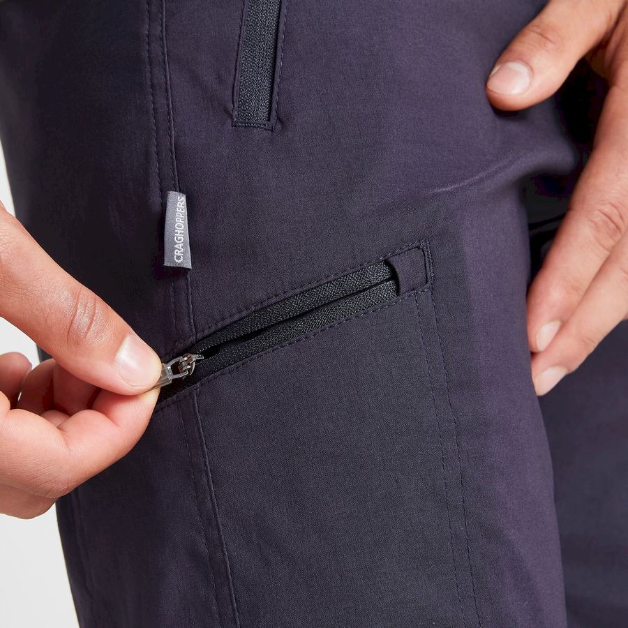 Craghoppers Expert Kiwi Pro Stretch Miesten Housut Laivastonsininen | BEO9764SN