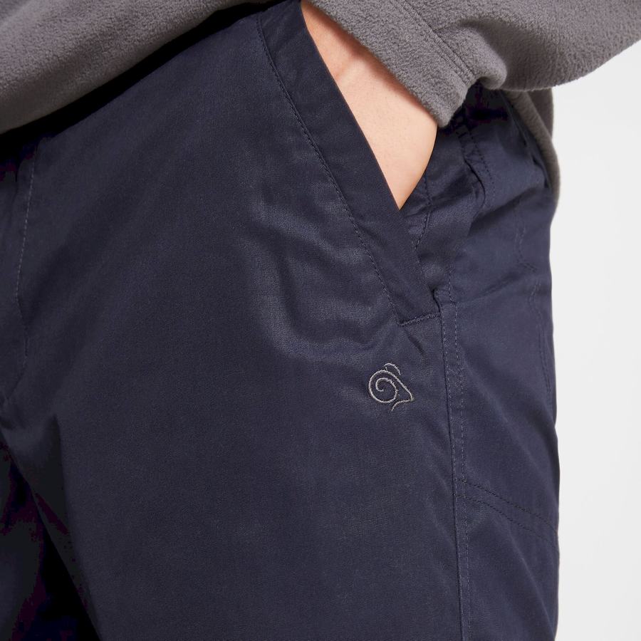 Craghoppers Expert Kiwi Tailored Miesten Housut Laivastonsininen | KEJ459YV