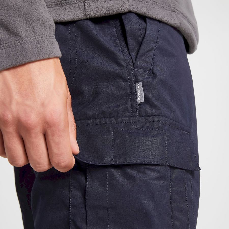 Craghoppers Expert Kiwi Tailored Miesten Housut Laivastonsininen | KEJ459YV