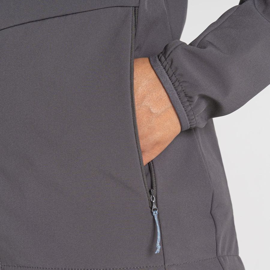 Craghoppers Kalti Weatherproof Hupullinen Naisten Takki Harmaat Sininen | EUP667WE