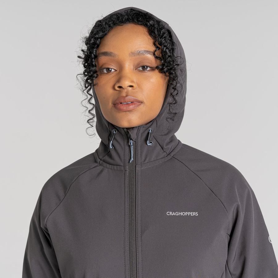 Craghoppers Kalti Weatherproof Hupullinen Naisten Takki Harmaat Sininen | EUP667WE