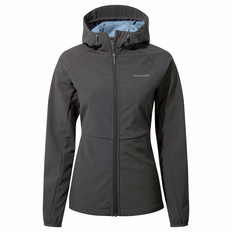 Craghoppers Kalti Weatherproof Hupullinen Naisten Takki Harmaat Sininen | EUP667WE