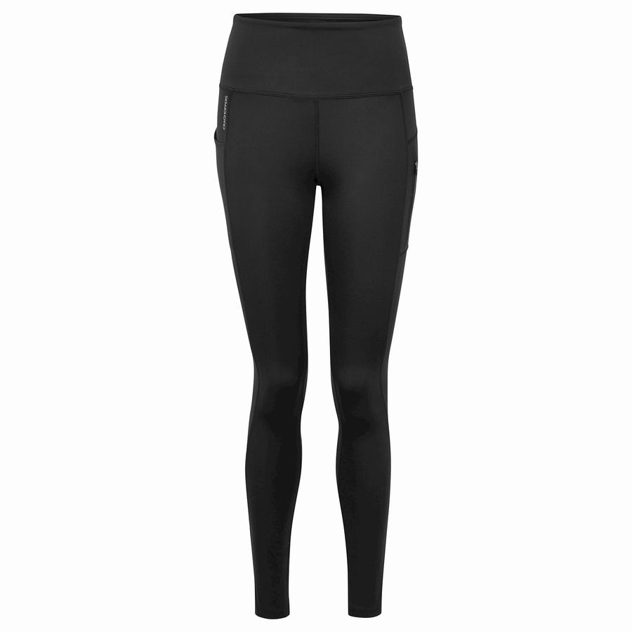 Craghoppers Kiwi Pro Naisten Leggingsit Mustat | CUV1111MW