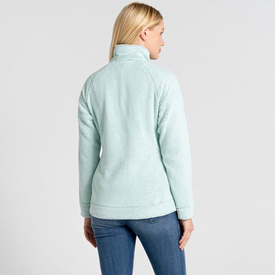Craghoppers Lilian Half Zip Naisten Neulepusero Vihreä | MSN6391GQ