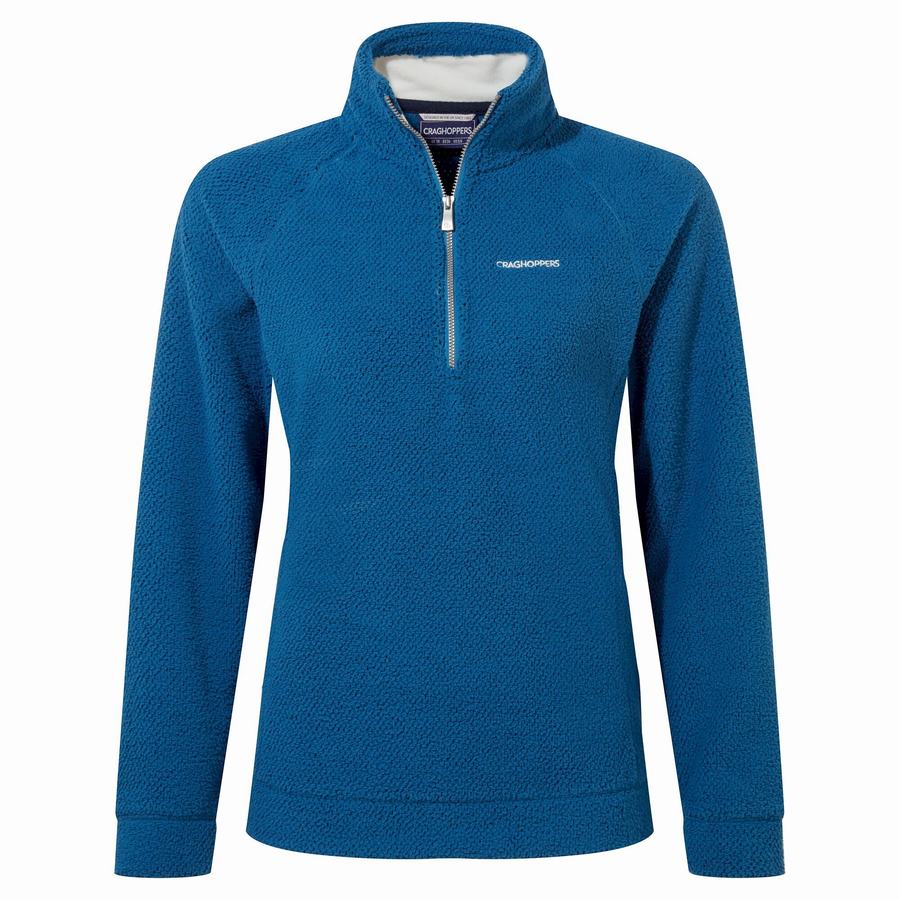 Craghoppers Lilian Half Zip Naisten Neulepusero Sininen | YPK189GZ
