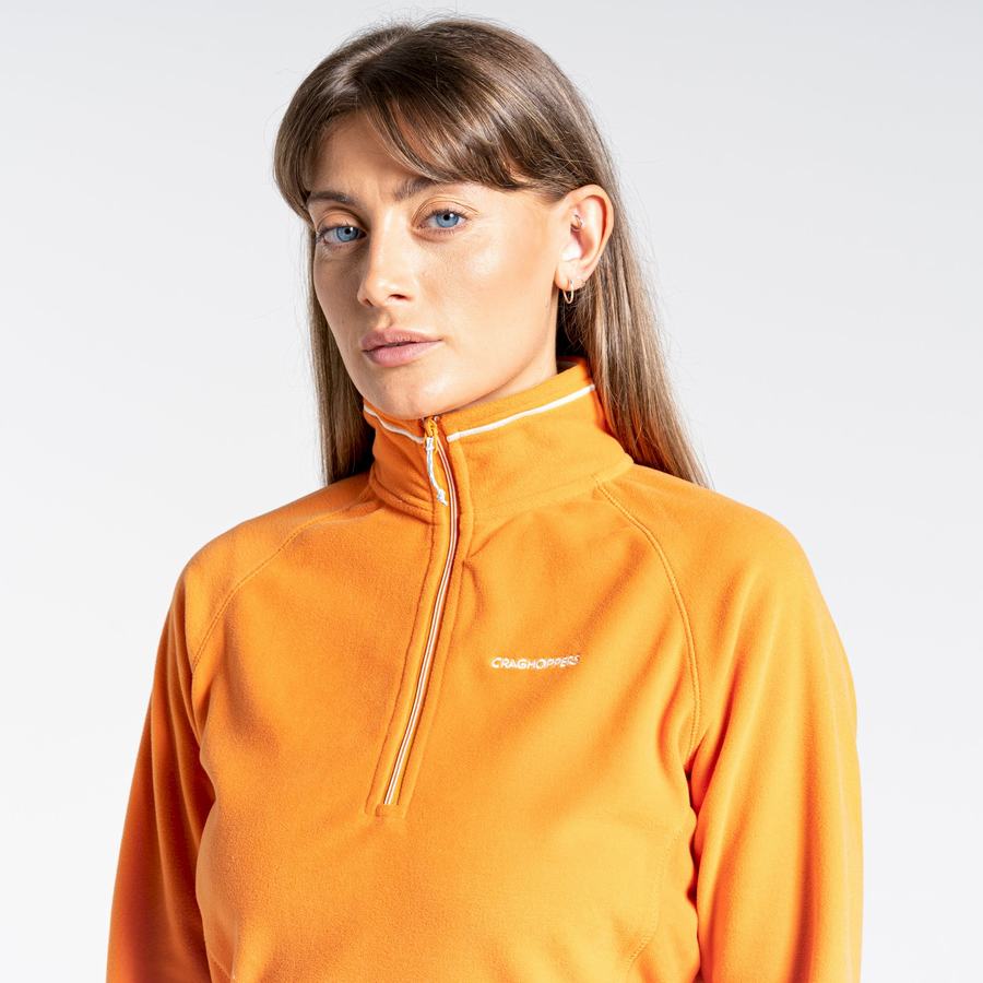 Craghoppers Miska Half Zip Naisten Neulepusero Oranssi | UVQ5994VH