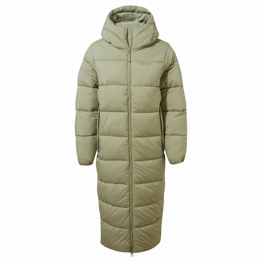 Craghoppers Narlia Insulated Hupullinen Naisten Takki Vihreä | EYC472ZZ