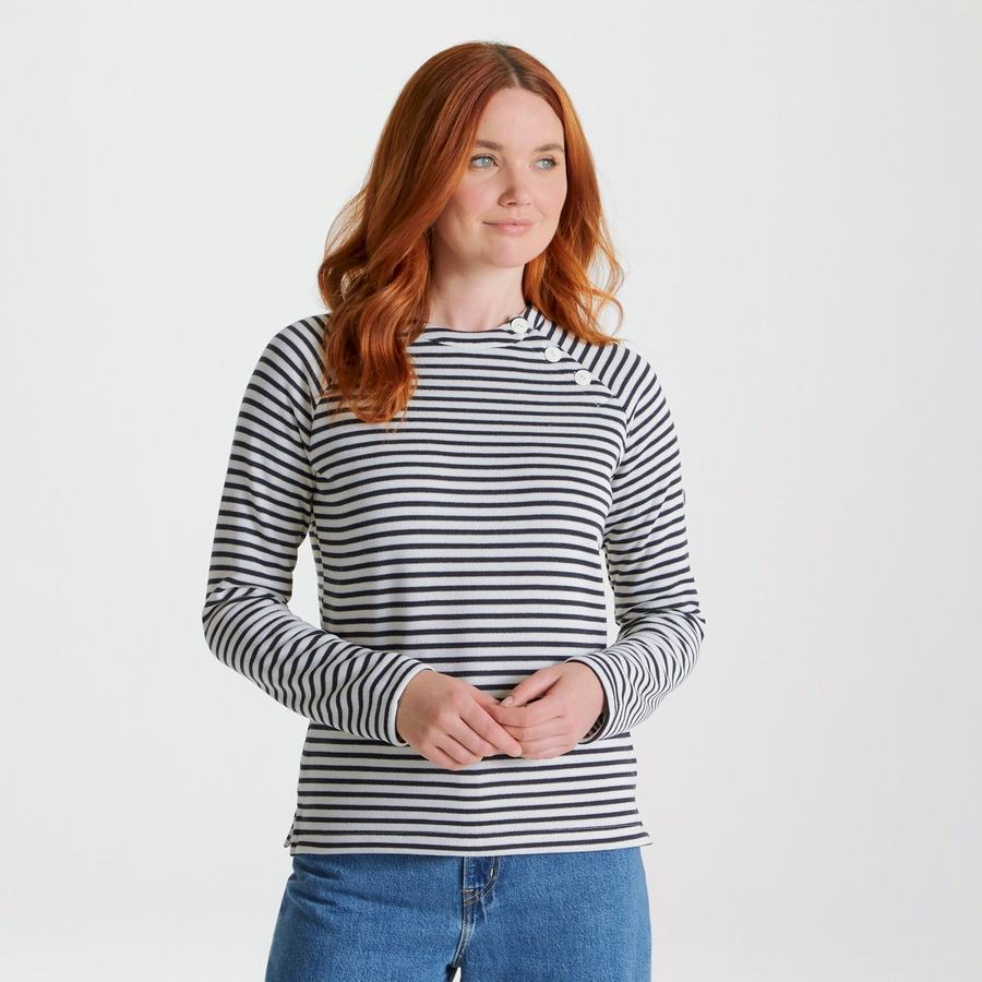 Craghoppers Neela Crew Neck Naisten Puserot Sininen Laivastonsininen | CAH816OD