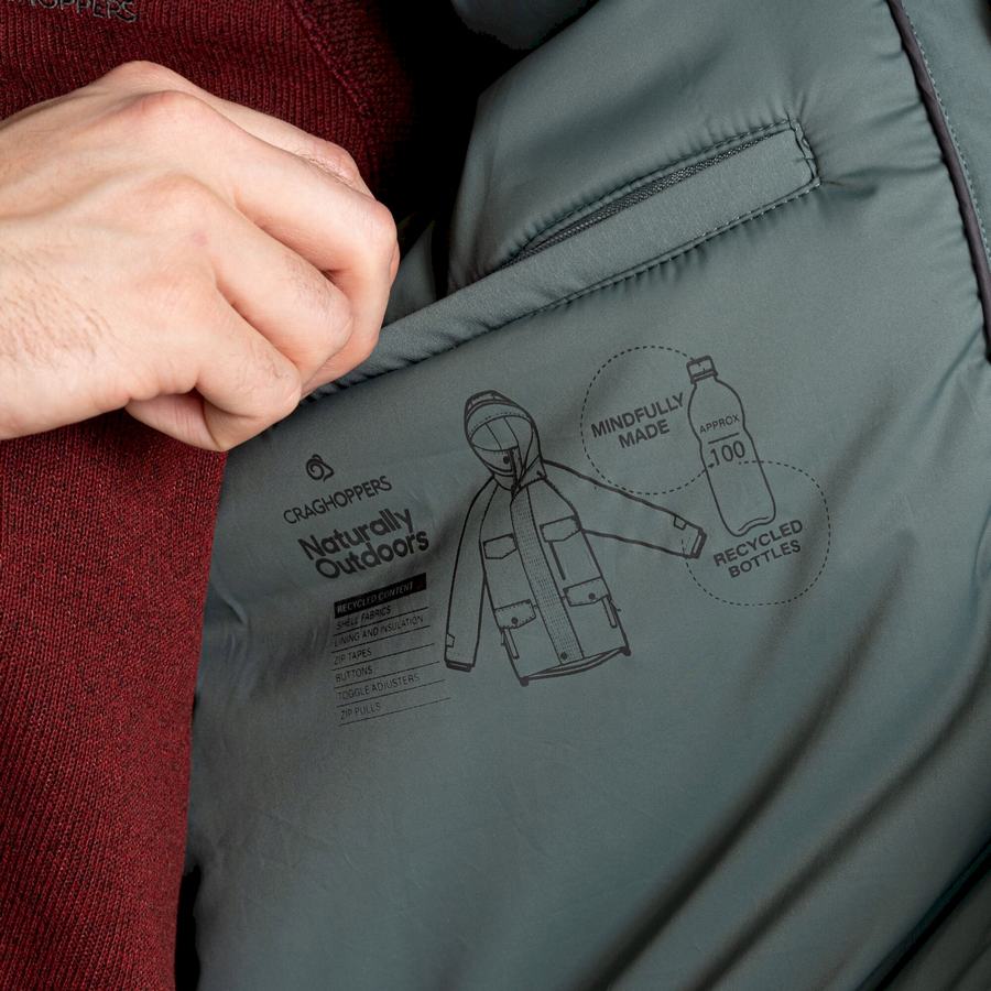 Craghoppers Sinclair Insulated Miesten Takki Vihreä | HWO296HV