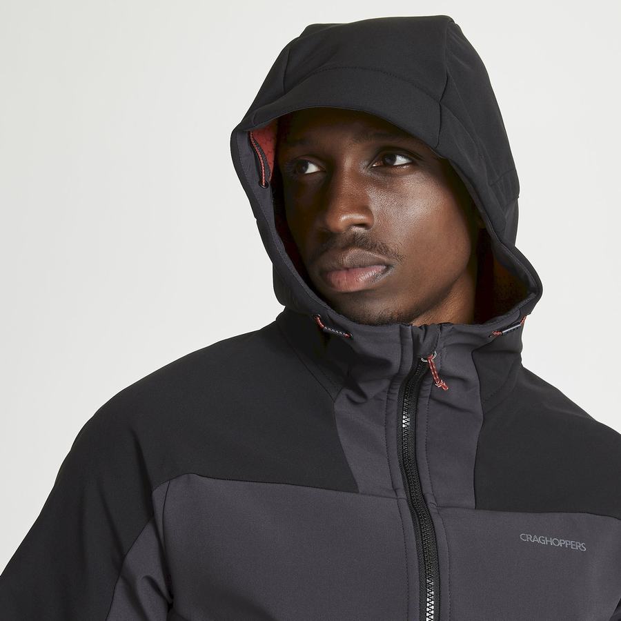 Craghoppers Tripp Hupullinen Miesten Takki Mustat | EYT9345SO
