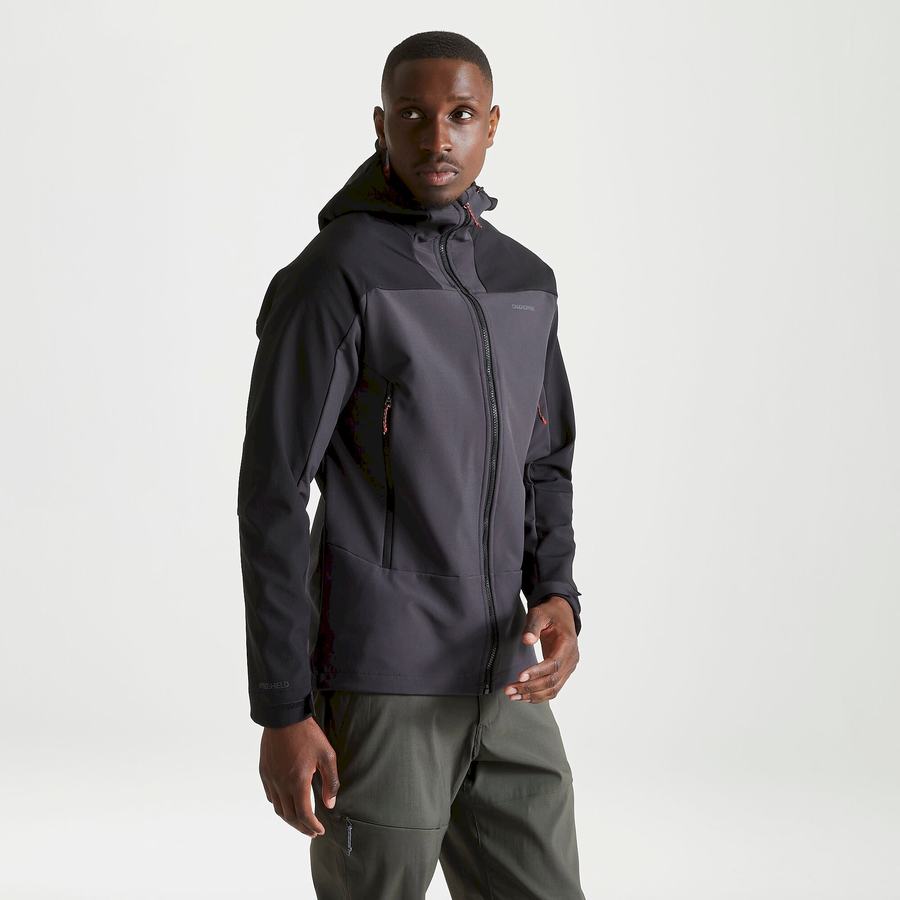 Craghoppers Tripp Hupullinen Miesten Takki Mustat | EYT9345SO